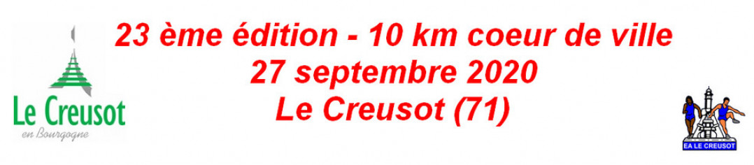 10 km coeur de ville Le Creusot 2020