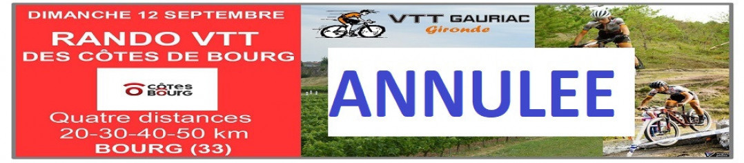 Rando VTT des Côtes de Bourg 2021